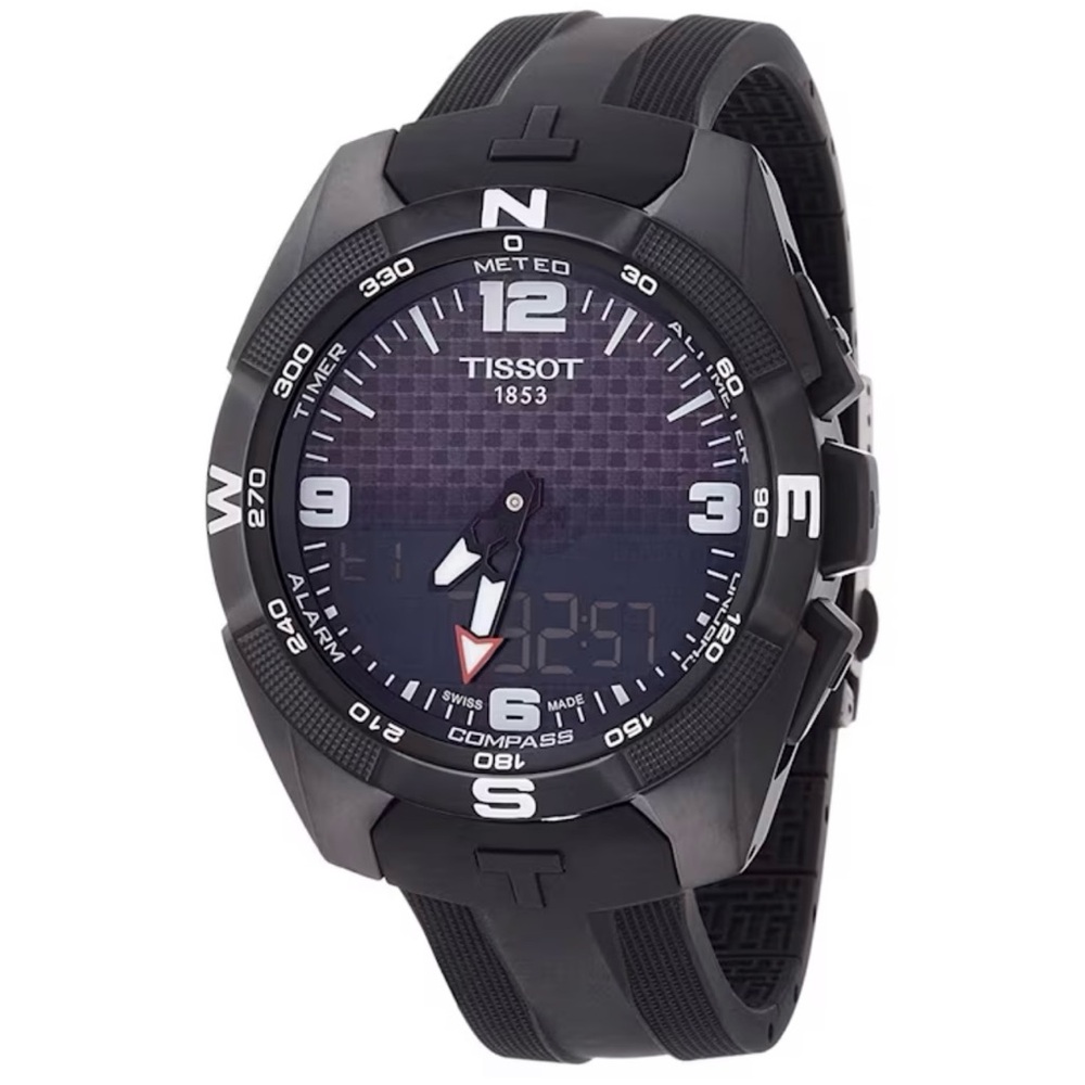 Tissot Men's Watch T-Touch Expert Solar T091.420.47.057.01 All Black Watch